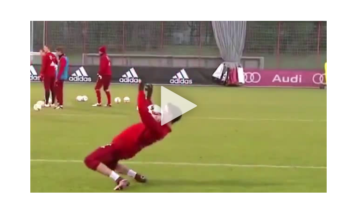 SHOW Lewandowskiego na treningu Bayernu [VIDEO]